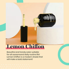 Beetles Pastel Yellow Gel Polish soak-off swatch for DIY manicure