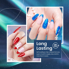 Beetles Pearl Gel Nail Polish Green Emerald emphasizes vivid green with textured, layered ribbing.