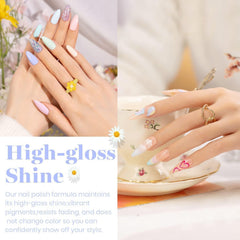 Beetles Pink Gel Nail Polish Set bottles display vibrant hues for quick seasonal mani options.
