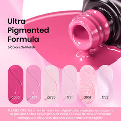 Beetles Pink Gel Nail Polish Nude shades swatches for elegant everyday nails.