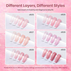 Beetles Pink Glitter Gel Polish Set bottles closeup highlights glossy finish for long-lasting shine