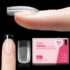 Beetles Tipex instant apex nail tips provide square short tips with strong hold