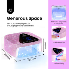 Beetles UV Nail Lamp compact carry bag for on-the-go manicures.