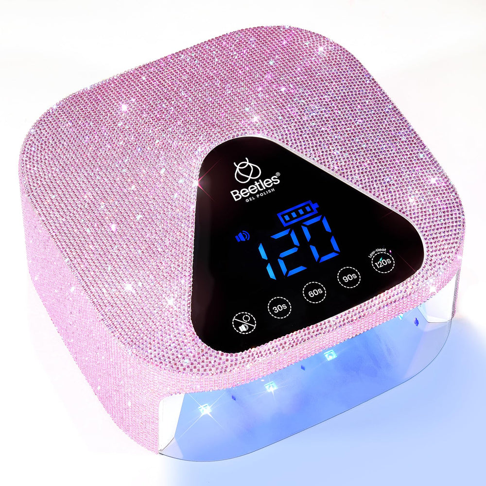 Beetles UV Nail Lamp Cordless front view for quick gel cure and portable use.