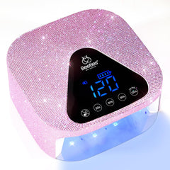 Beetles UV Nail Lamp Cordless front view for quick gel cure and portable use.