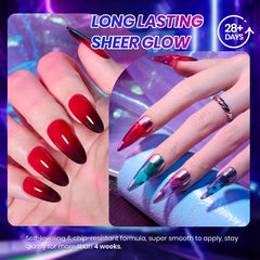 Beetles Vivid Noel red bottle—bold jelly color for statement nails.