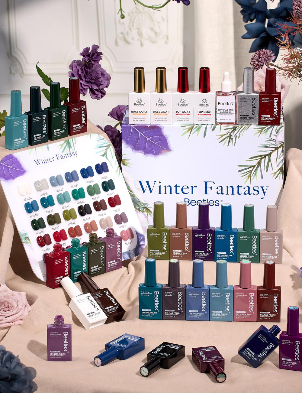 Beetles Winter Fantasy packaging shows a gift-ready presentation.