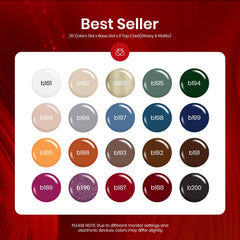 Beetles Winter Gel Nail Kit base and top coats deliver durable salon-finish results at home