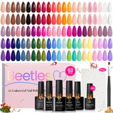 Beetles winter gel nail polish set packaging shows gift-ready presentation