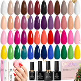 Beetles Winter Gel Polish Kit color swatches for chic outfits with long-lasting shine