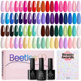 Beetles Winter Verse of Flower swatches show 36 fall and winter colors for versatility.