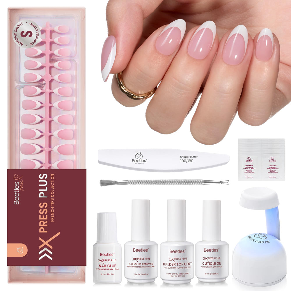 Beetles X Press Kit package displays all-in-one nail kit contents for easy at-home manicures