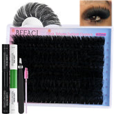 BEFACL Lash Clusters Kit box closeup for at-home salon-quality lashes.