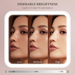 Behaesty makeup bag partitions keep cosmetics secure during travel.