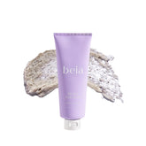 Beia Bikini & Body Scrub tub view shows gentle exfoliation for smoother skin.
