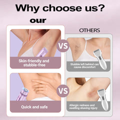 BEIDUONA Bikini Trimmer IPX7 waterproof image shows shower-ready grooming in any session.