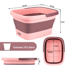 Beinilai foot bath showcases 54 massage bumps and rollers for soothing relief.