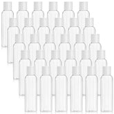 Bekith 30-pack 4oz clear bottle with disc-top cap for travel toiletries