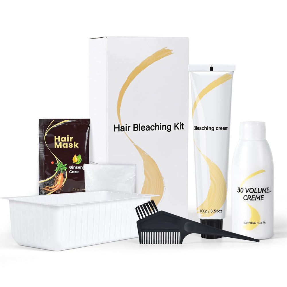 BELEZALIB hair bleach kit box for at-home lightening and easy setup.