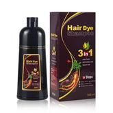 BELEZALIB instant dark brown hair dye shampoo bottle for easy at-home color touch-ups.
