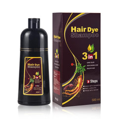 BELEZALIB instant dark brown hair dye shampoo bottle for easy at-home color touch-ups.