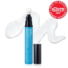 Belif Aqua Bomb Cooling Eye Gel ceramic-tip applicator delivering a refreshing cool touch.