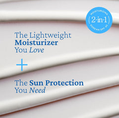 belif Aqua Bomb SPF45 sunscreen dispensed demonstrates quick weightless coverage