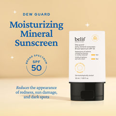 Belif Dew Guard on-skin application shows smooth, non-greasy finish for everyday use.