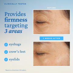 Belif Peptide Eye Bomb ingredients with ceramide and squalane for moisture barrier support.