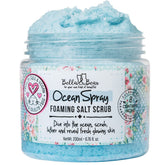 Bella & Bear Ocean Spray Scrub bottle front showing fresh ocean scent.