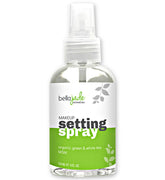 Bella Jade makeup setting spray bottle delivering a dewy finish for all-day hydration