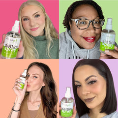 Bella Jade MSM-enhanced setting spray bottle ready for use