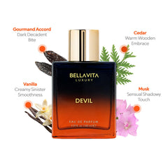 Bellavita Devil perfume drops reveal vanilla and cotton candy-inspired notes.