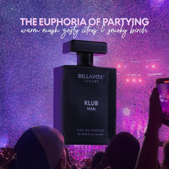 Bella Vita Luxury KLUB jasmine mid-notes reveal elegant floral character for evening wear.