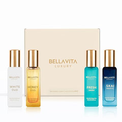 Bella Vita Luxury Honey OUD bottle close-up for warm evening scent.