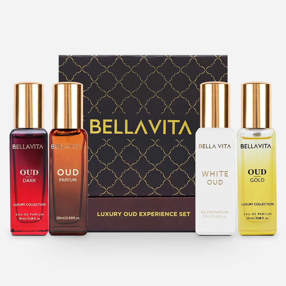 Bella Vita Luxury OUD Experience Gift Set packaging reflects premium gift appeal.