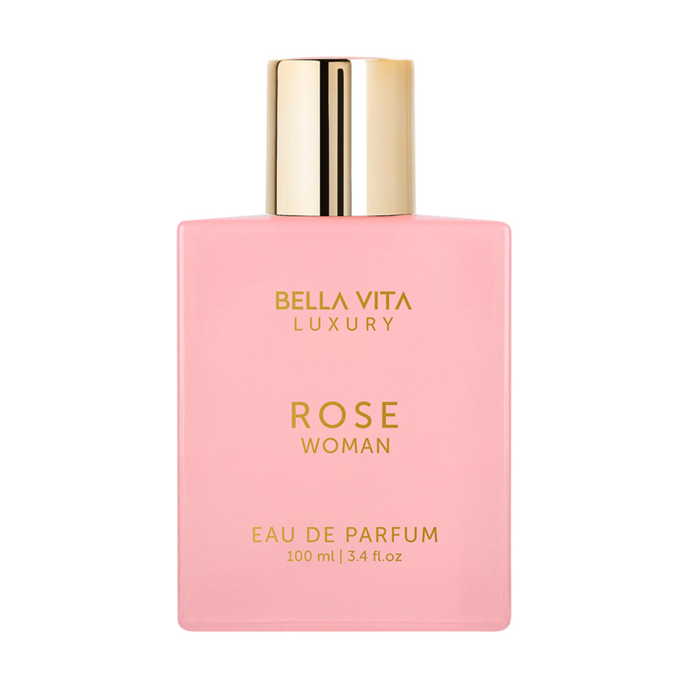 BellaVita Luxury ROSE perfume bottle for everyday wear with floral charm.