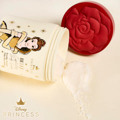 Belle Maison Disney Belle Scrub jar highlights nourishing formula for hydration.