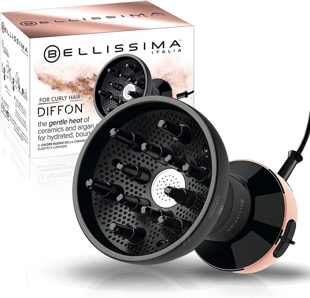 Bellissima Diffon diffuser bowl defines curls with gentle heat for defined coils