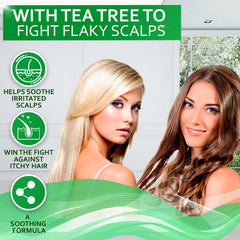 Bellisso Tea Tree Conditioner tube closeup highlighting nourishment and natural shine.