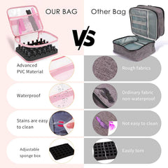 Beloving organizer interior with removable foam compartment for flexible storage