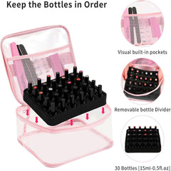 Beloving see-through side view enables easy visibility to locate bottles instantly