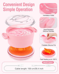 Beloving non-stick surface allows easy cleanup after waxing