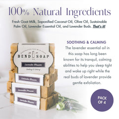 Bend Soap Company Goat Milk Soap bar delivering creamy lather for sensitive skin