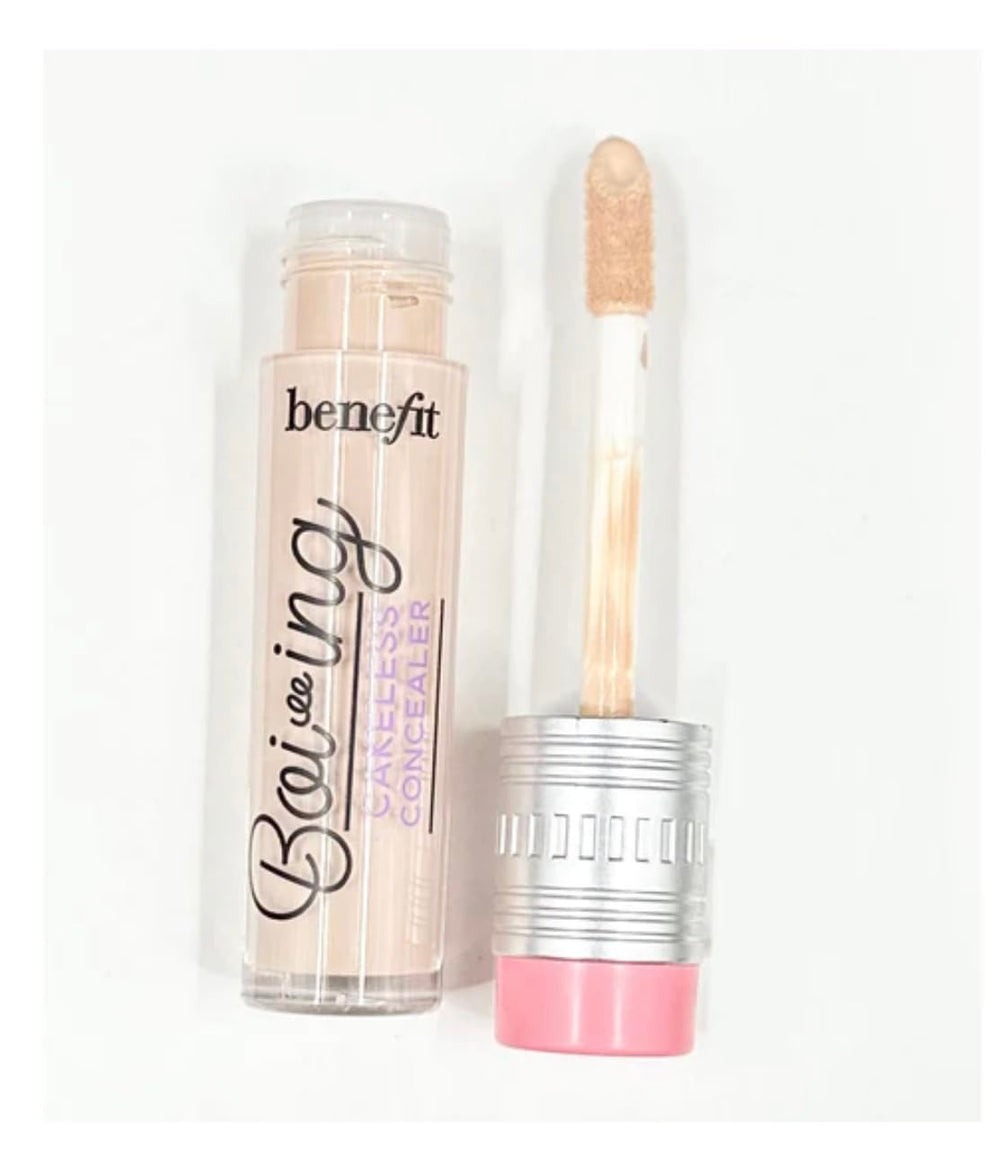 Benefit boi-ing concealer front view showing applicator and shade for easy selection