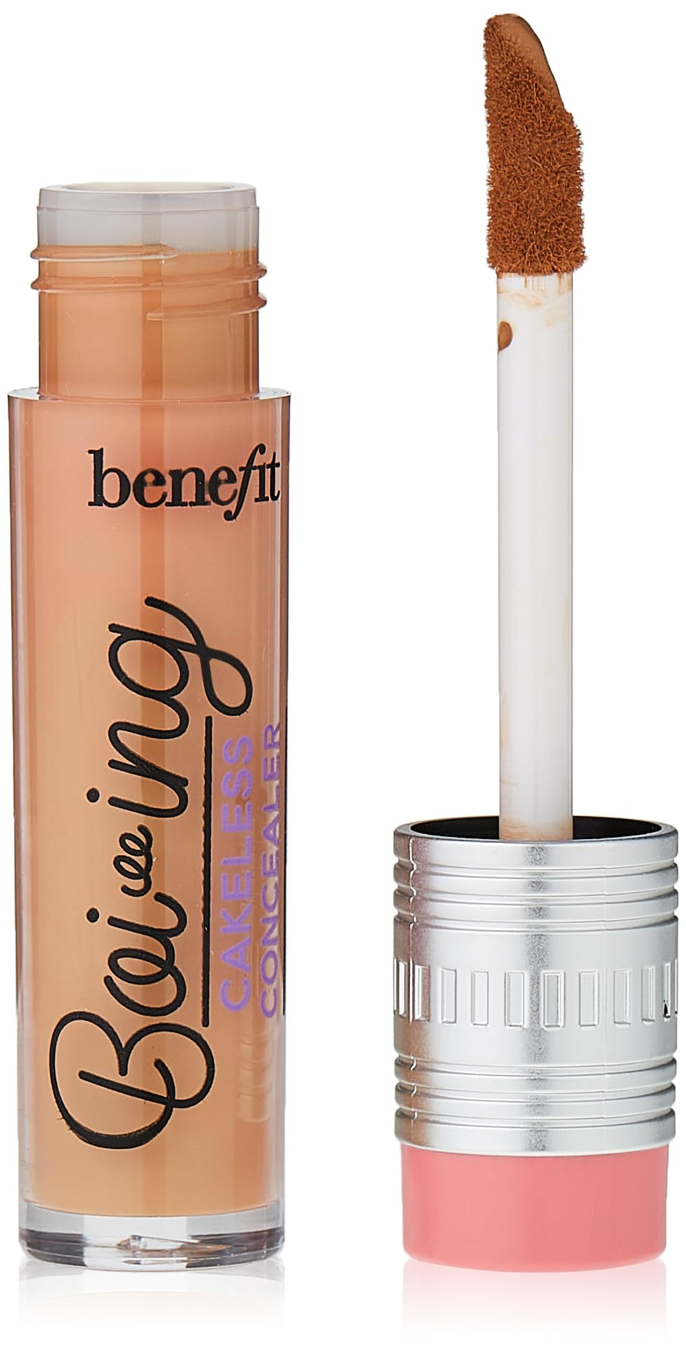 Benefit Boi-Ing concealer front tube showing applicator tip and shade for precise coverage