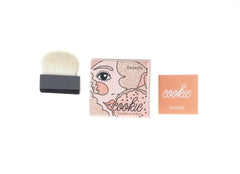 Benefit Cookie Powder Highlighter compact with soft-gold glow for cheeks.