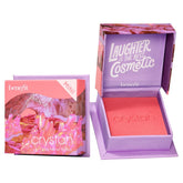 Benefit front packaging showing compact blush and color payoff
