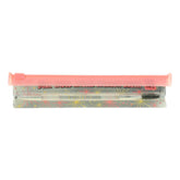 Benefit dual-ended angled eyebrow brush front view shows angled bristles for precise shaping