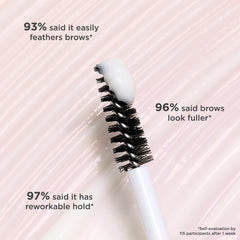 Benefit Fluff Up Brow Wax featuring Argan Oil for brow nourishment.